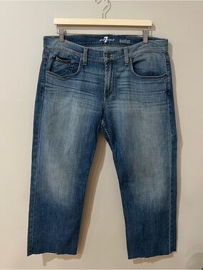 7 For All Mankind Austyn Men's Medium Blue Straight Jeans